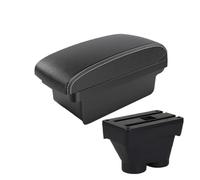 MAMXVKVZEU Para Peugeot 208 2012 2013 2014 2015 2016 2017 2018 Caja De Almacenamiento Del Reposabrazos Del Coche Reposabrazos para coche(A3 Negro blanco NOUSB)