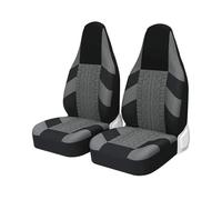 MAMXVKVZEU para Renault para Twingo 3 2pcs Protector Asiento Universal Fundas Asiento Coche(Gris)