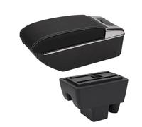MAMXVKVZEU Para Skoda Para Rapid Caja De Almacenamiento De Reposabrazos De Coche Accesorios Interiores Reposabrazos para coche(B3 Negro blanco 7USB)