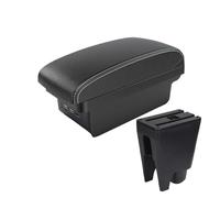 MAMXVKVZEU Para Toyota Para Aygo BJ Consola Central Interior Del Coche Caja De Almacenamiento USB Reposabrazos para coche(B3 Negro blanco 3 USB)