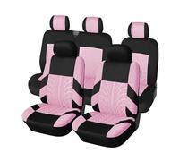 MAMXVKVZEU para VW para Golf VII Funda Asiento Coche(Rosa-9 Piezas)