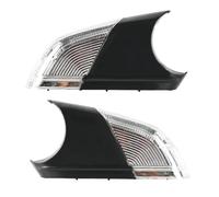 MAMXVKVZEU Señal de giro del espejo Espejo Retrovisor Puerta Ala Señal De Giro Para VW Para Polo MK4 9N3 2005 2006 2007 2008 2009(Par)