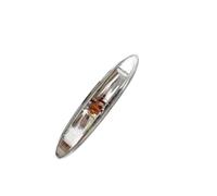 MAMXVKVZEU Señal de giro del espejo Para Toyota Para Camry Para Reiz Para Mark X Para Crown Para Highlander Luz De Guardabarros Luz De Señal De Giro Lateral Intermitente(1 pieza)