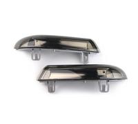 MAMXVKVZEU Señal de giro del espejo Para VW Para Golf 5 Para Jetta Para Passat Para Sharan Para Lavida Luz Intermitente Del Retrovisor Luz 1K0949101(Negro ahumado)