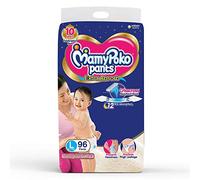MamyPoko Pants - Pañales extra absorbentes, paquete mensual, grande (paquete de 96)