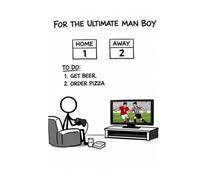 Man Boy - A Humorous no date 52-Week Planner for Sports & Gaming Fans (Sarcastic Sports Series)