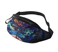 Man Dog Galaxy Space Scenic Fanny Pack Sport Casual Riñonera para Mujeres Hombres De Moda