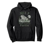 Man I Love Fartin' Milf Pupsender Frog Cool Hilarious Frog Sudadera con Capucha