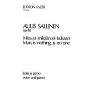 Man IS NOTHING, IS de no One Opus. 48 Sing voz y Piano