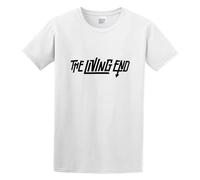 Man Love The Living End T-Shirt Graphic tee Printed Top Mens White Shirt XL