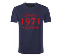 Man Made in 1971 T-Shirt Edition 1971 T Shirts Blue XL