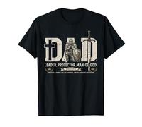 Man of God Christian Dad Grandpa Husband Father's Day Camiseta