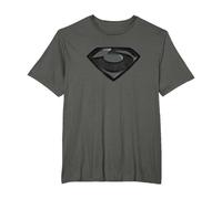 Man of Steel Zod Shield Camiseta, Hombre Tallas Grandes, Asfalto, 3X Alto