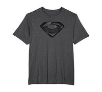 Man of Steel Zod Shield Camiseta, Hombre Tallas Grandes, Jaspeado Oscuro, 5X Alto