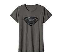 Man of Steel Zod Shield Camiseta, Mujer, Asfalto, S