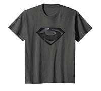 Man of Steel Zod Shield Camiseta, Niños, Asfalto, 2 años