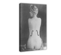 Man Ray Violin - Póster surrealista de Le Violon D'ingres para dormitorio, lienzo decorativo para pared, oficina, habitación, decoración estética, marco de regalo, 50 x 75 cm