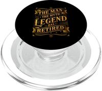 Man The Myth Legend ha Jubilado Veterano de jubilación PopSockets PopGrip para MagSafe
