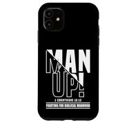 Man Up - 1 Corintios 16:13 - Fighting for Biblical Manhood Carcasa para iPhone 11