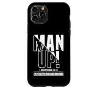Man Up - 1 Corintios 16:13 - Fighting for Biblical Manhood Carcasa para iPhone 11 Pro