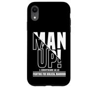 Man Up - 1 Corintios 16:13 - Fighting for Biblical Manhood Carcasa para iPhone XR