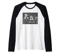Man Utd George Best Bobby Charlton Copa Mundial de Fútbol 1964 Camiseta Manga Raglan