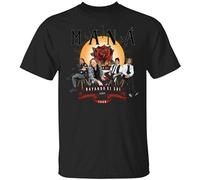 Mana Band Rayando El Sol North American T-Shirt Graphic tee Printed Top Mens Black Shirt XL