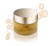 MANÀ·S COSMETICS Crema Facial Golden Night 50ml con Coenzima Q10 + Polvo de Oro + Ácido Hialurónico - Anti arrugas de Noche - Reafirma, Resalta Bronceado e Hidrata