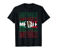 Mana Shirt Me Vale Mexican Flag Spanish Slang Funny Me Vale Camiseta