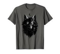 Manada De Lobo En La Noche Luna Llena, Ojos Scarry Manada De Lobo Camiseta