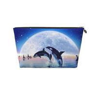 Manada de orcas, Bolsa de Maquillaje Bolsa de cosméticos Bolsa de artículos de tocador de Viaje portátil Bolsa de artículos de tocador