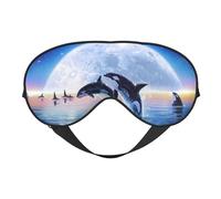 manada de orcas, Cubreojos completos Antifaz bloqueador de luz Antifaz para dormir Antifaz suave con los ojos vendados Noche