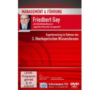 Management & Führung - Friedbert Gay/Die Gleichbehandlung von ungleichen Menschen ist ungerecht [Alemania] [DVD]