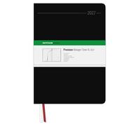 Manager-Timer XL Tucson schwarz A4 2027: Wochenkalender 22x30 cm mit 1 Woche auf 2 Seiten, Tucson-Einband, halbstündige Zeiteinteilung 7-21 Uhr, Monatsregister für Arbeit & Studium