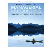 Managerial Accounting: Tools for Business Decision-Making