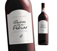 Manahia - Etiqueta de Botella - ¿Quieres ser mi padrino para toda la vida? - Idea Original para Petición Bautismo, vino o cerveza, sorpresa nacimiento |Autoadhesiva