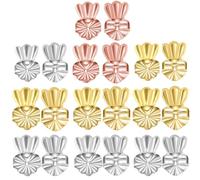 Maname® 10 Pares Tuercas Pendientes Elevadores. Enganches Pendientes - Cierres Aretes - Cierres Pendientes Tuercas Hipoalergenicas Para Lobulos Caidos O Rasgados Sujeta y Levanta (10 Pares)