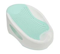 Mañana de soporte para el bebé Bañera Matera de soporte de la mentira de ducha sin resbalón Mat de baño para recién nacido (Verde)