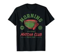 Mañana Matcha Club Fresh Start Té Verde Matcha Amante Camiseta