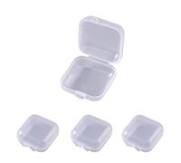 Mañana y noche 1 día, caja de píldoras conveniente de 4 piezas. La pequeña caja cuadrada es pequeña y portátil. Ideal para salir. Se adapta a cualquier bolso de pantalón
