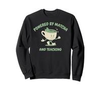 Mañanas lentas impulsadas por Matcha y enseñanza Sudadera