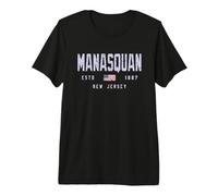 Manasquan New Jersey Field/Manasquan NJ Camiseta Premium