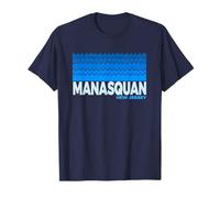Manasquan NJ - Manasquan Nueva Jersey Acuático Camiseta