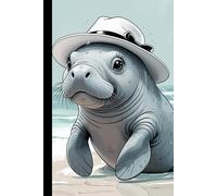 Manatee Notebook: Lined notebook - 6x9" - 200 Pages - 100 sheets