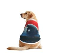 Manatees, Watch The Sunset - Camiseta para perro, chaleco transpirable y refrescante para perros grandes, protección solar, uso cómodo para Golden Retriever, Husky, Alaska, actividades al aire libre