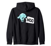 Manatí divertido amor vaca mar Sudadera con Capucha