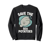 Manatí Entusiasta Sea Cow Lover Lechuga Amor Conservación Sudadera