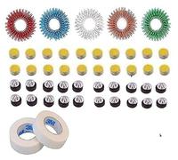 manav acupressure products Sujok - Kit de terapia (imán byol) y cinta de papel para cuerpo completo, multicolor