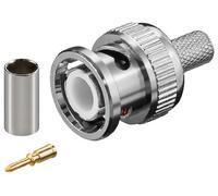 MANAX Conector BNC crimpado (20 Unidades) para RG 59, 75 ohmios
