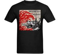 MANBAO Neurosis Times of Grace Cover Design - Camiseta de algodón para hombre, Negro, XXL